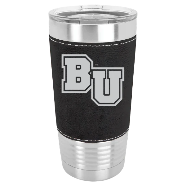Biola University Polar Camel 20 oz. Leatherette Grip Tumbler with Standard Lid