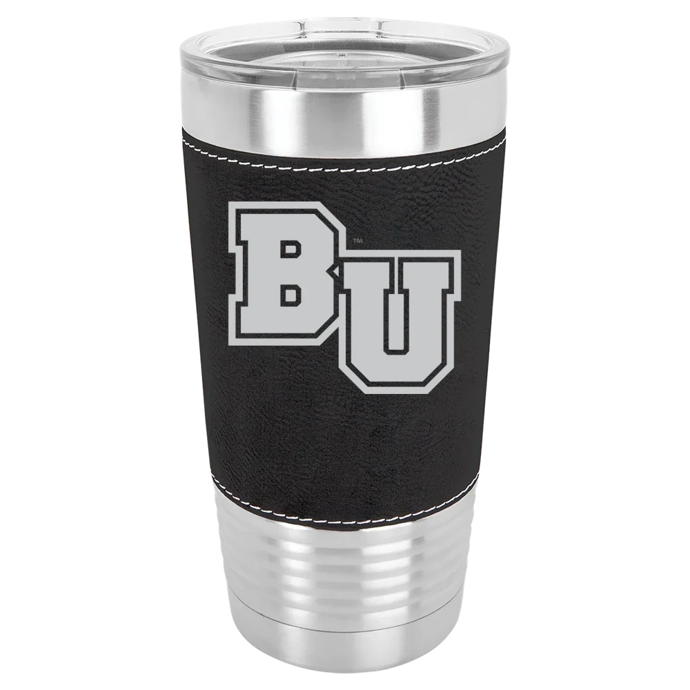 Biola University Polar Camel 20 oz. Leatherette Grip Tumbler with Standard Lid