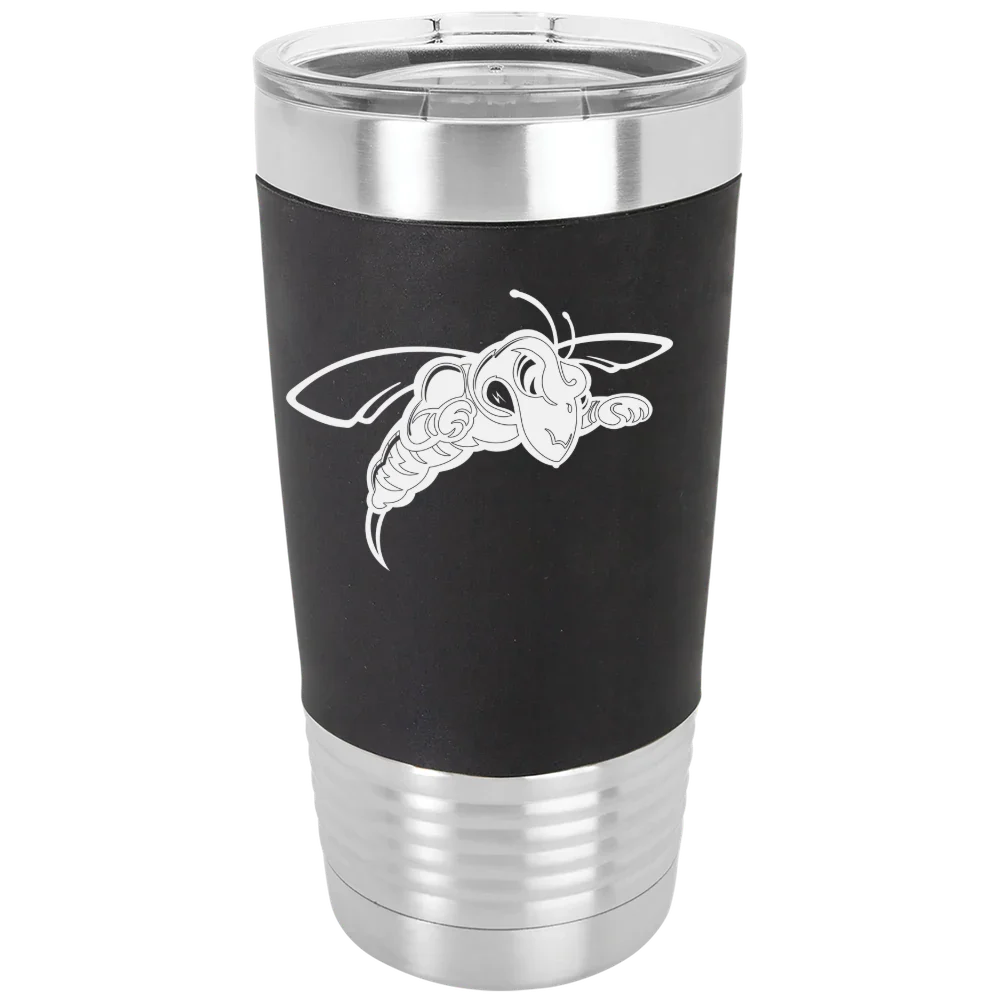 Black Hills State University Polar Camel 20 oz. Silicone Grip Tumbler with Standard Lid