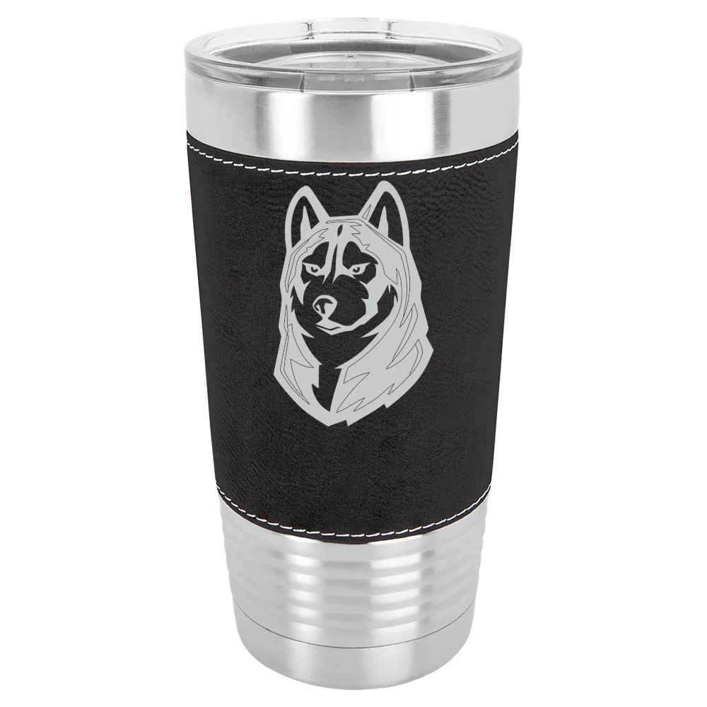Bloomsburg University of Pennsylvania Polar Camel 20 oz. Leatherette Grip Tumbler with Standard Lid
