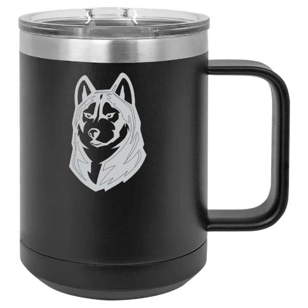 Bloomsburg University of Pennsylvania Polar Camel 15 oz. Mug with Slider Lid