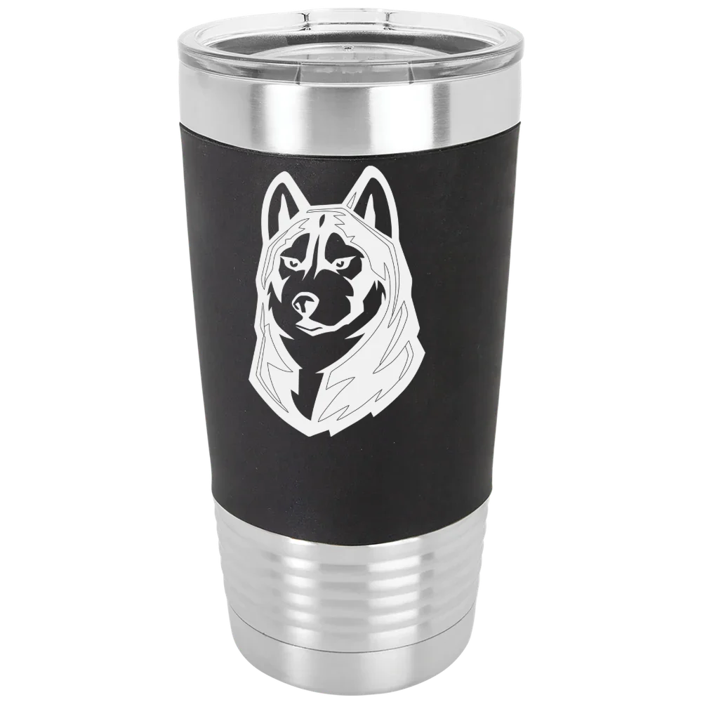 Bloomsburg University of Pennsylvania Polar Camel 20 oz. Silicone Grip Tumbler with Standard Lid