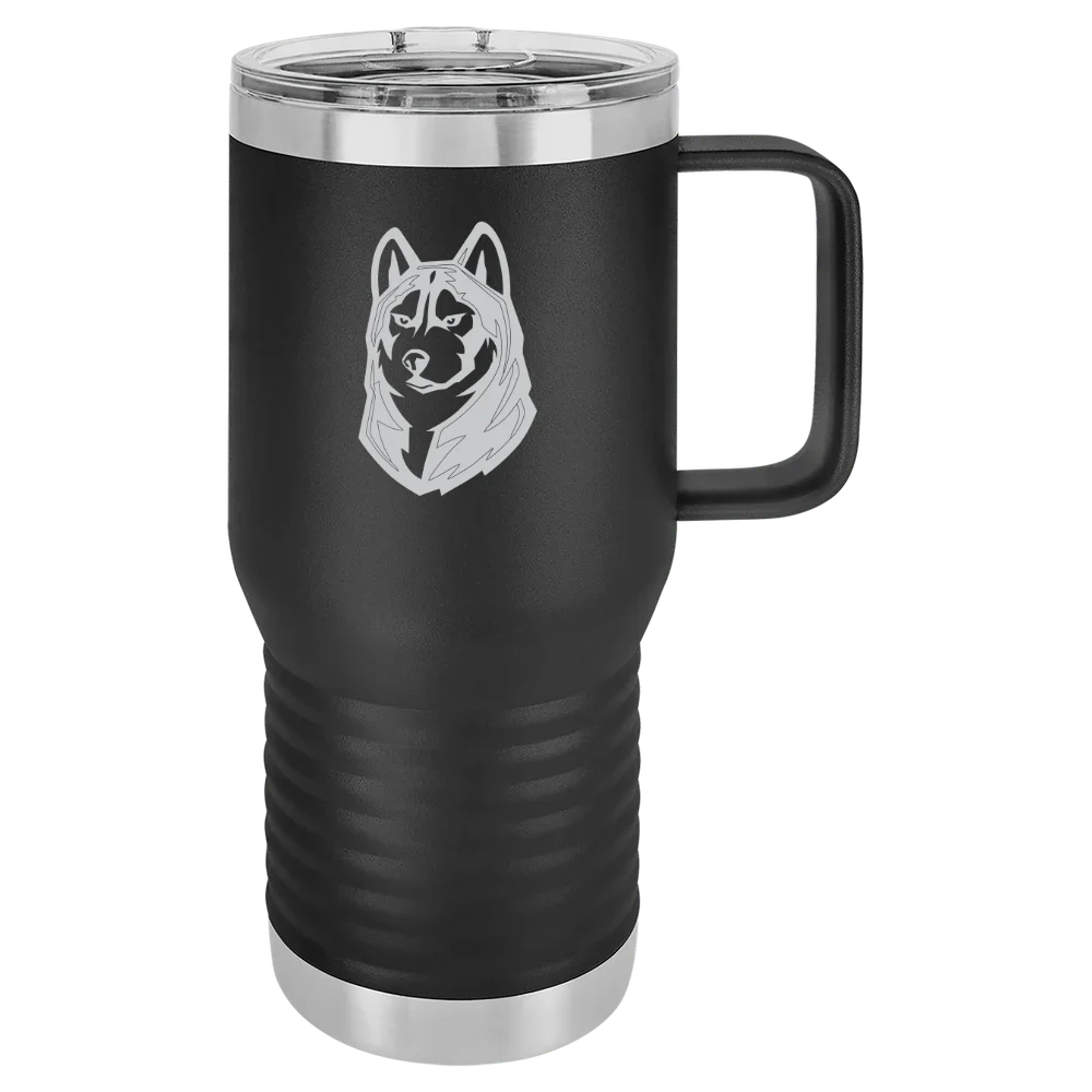 Bloomsburg University of Pennsylvania Polar Camel 20 oz. Travel Mug with Slider Lid
