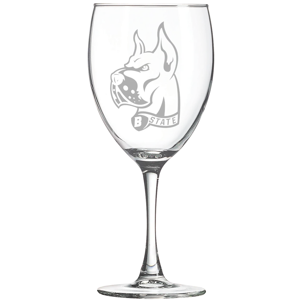 Bluefield State University Polar Camel 10 1/2 oz. Wine Glass