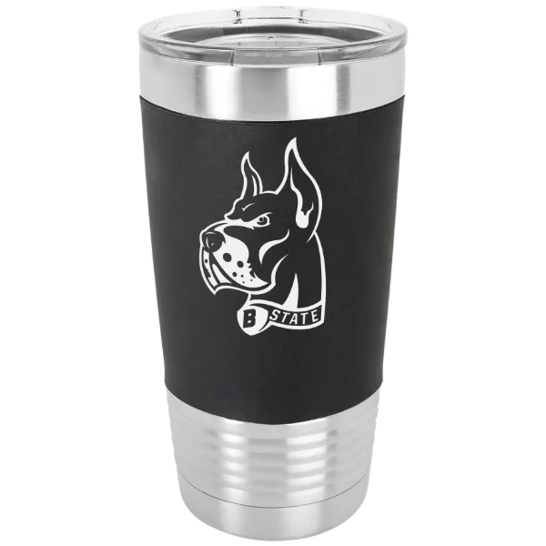 Bluefield State University Polar Camel 20 oz. Silicone Grip Tumbler with Standard Lid