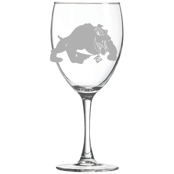 Bowie State University Polar Camel 10 1/2 oz. Wine Glass