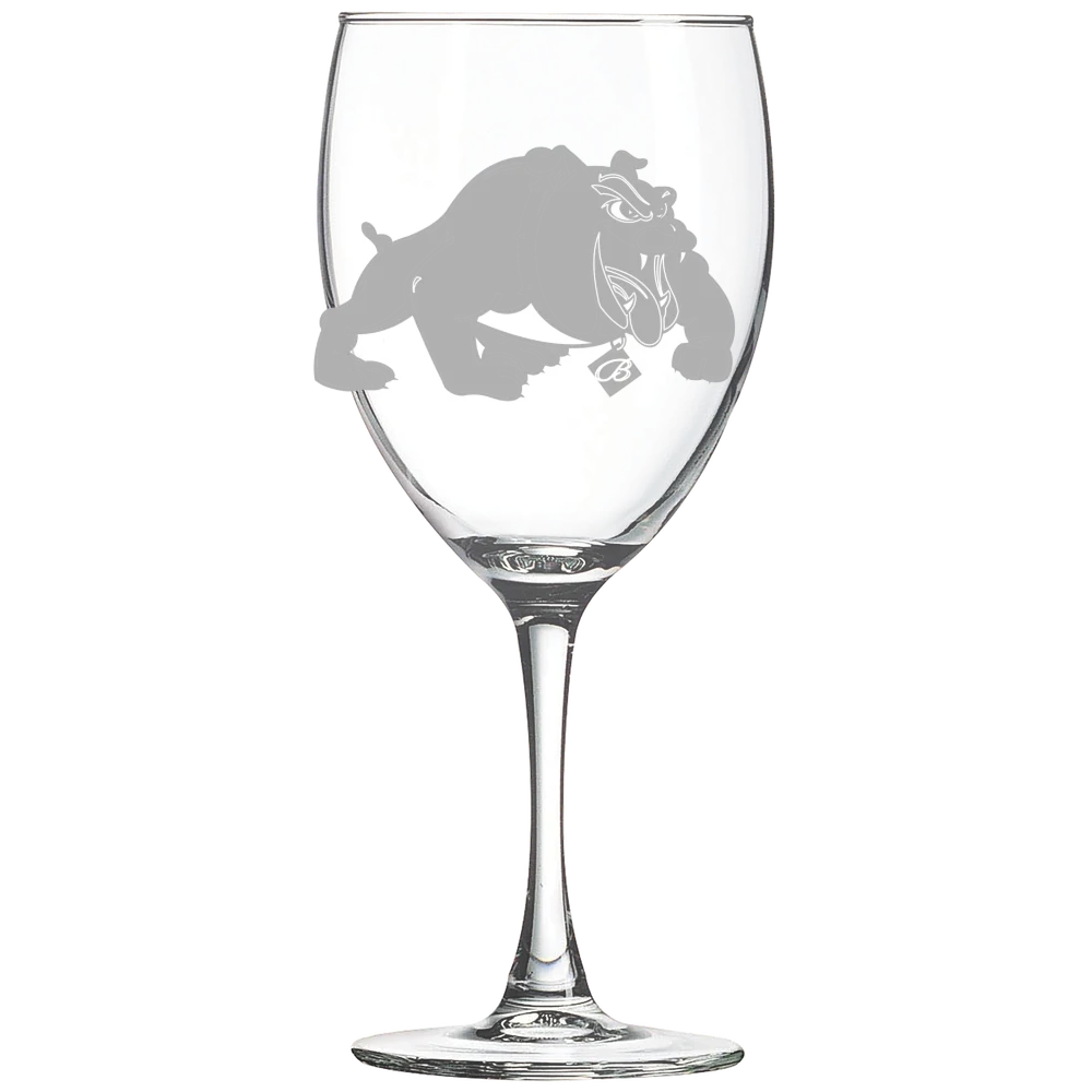 Bowie State University Polar Camel 10 1/2 oz. Wine Glass