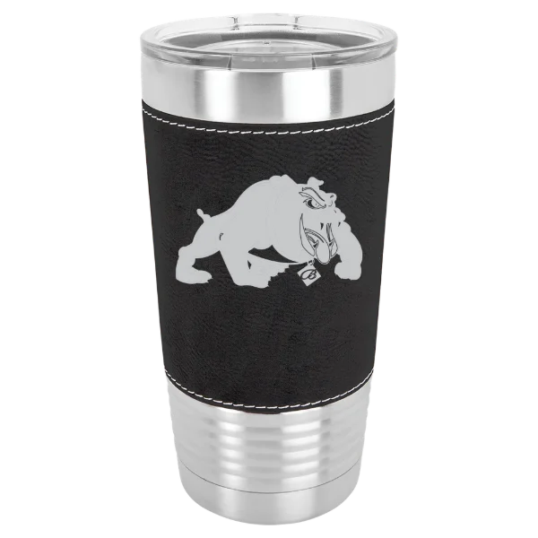 Bowie State University Polar Camel 20 oz. Leatherette Grip Tumbler with Standard Lid