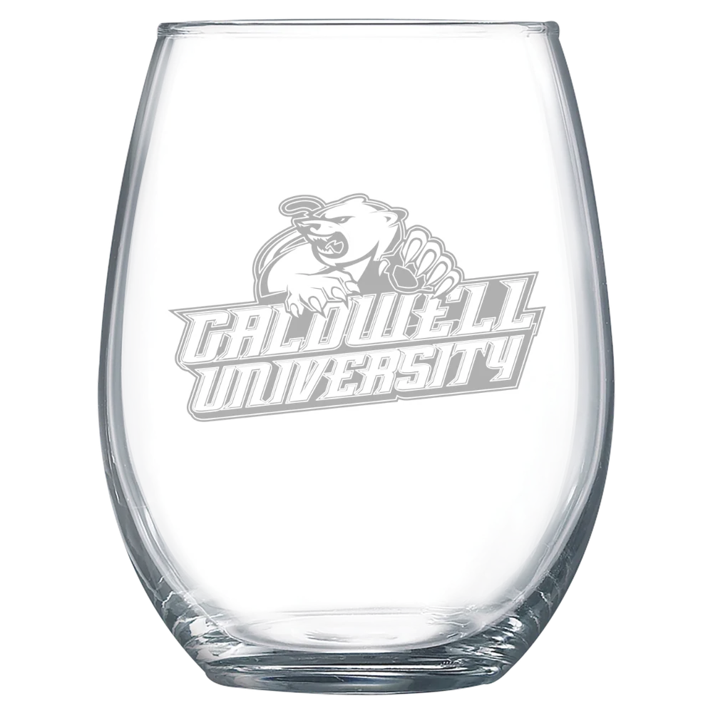 Caldwell University Polar Camel 15 oz. Stemless Wine Glass