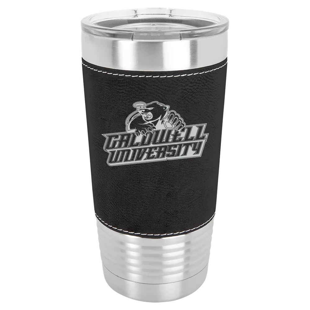 Caldwell University Polar Camel 20 oz. Leatherette Grip Tumbler with Standard Lid