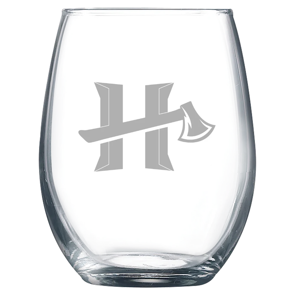 California State Polytechnic University, Humboldt Polar Camel 9 oz. Stemless Wine Glass