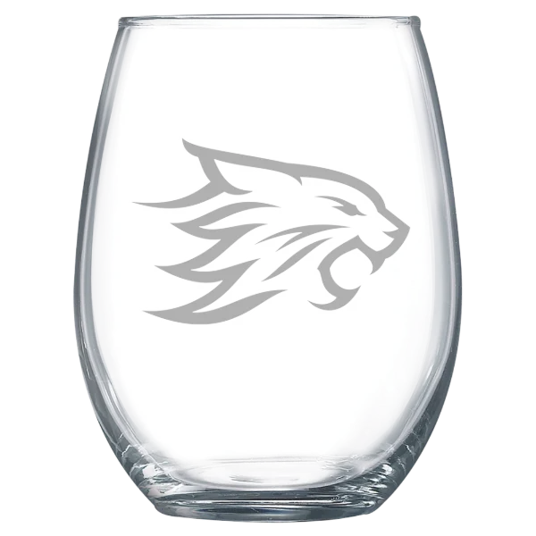 California State University, Chico Polar Camel 15 oz. Stemless Wine Glass