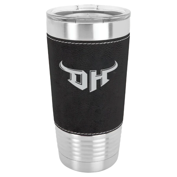 California State University, Dominguez Hills Polar Camel 20 oz. Leatherette Grip Tumbler with Standard Lid