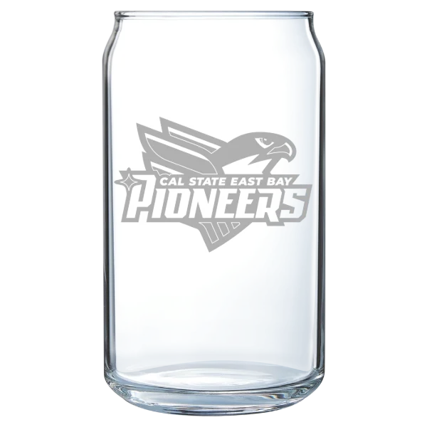 California State University, East Bay Polar Camel 16 oz. Can Glass