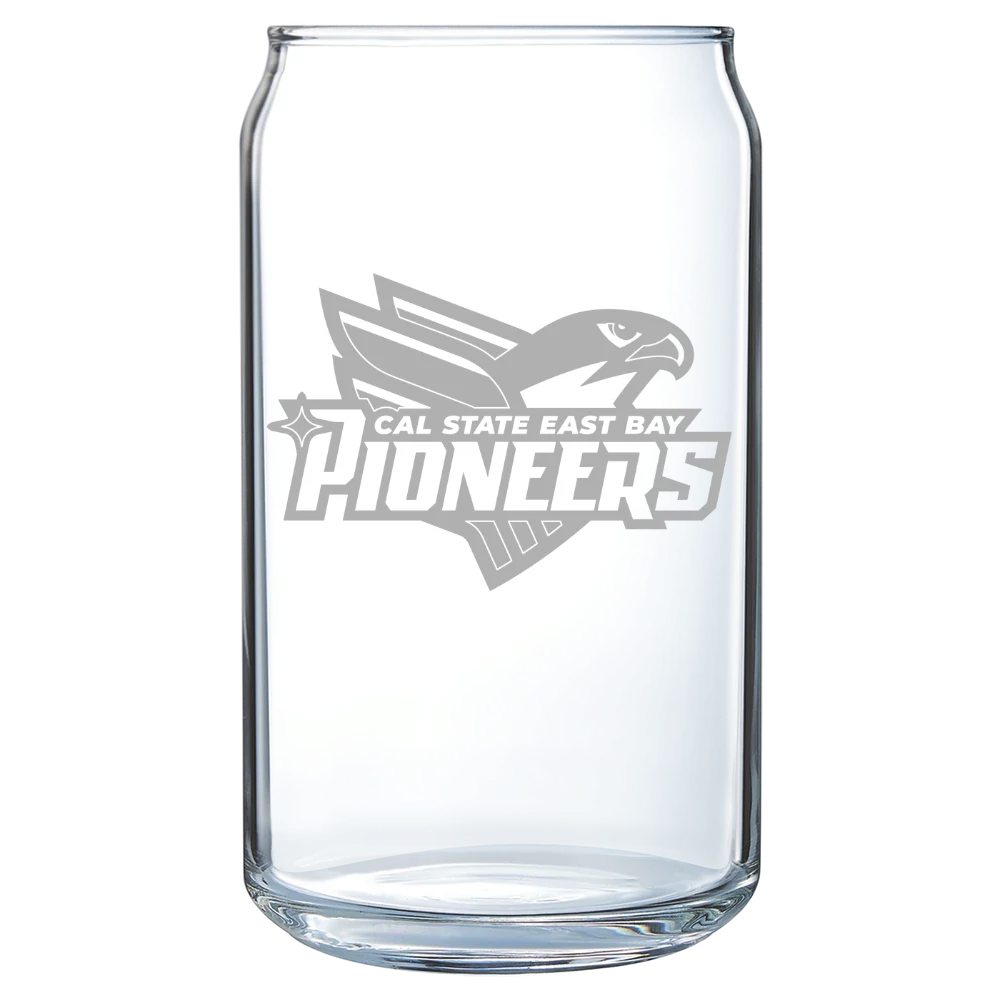 California State University, East Bay Polar Camel 16 oz. Can Glass