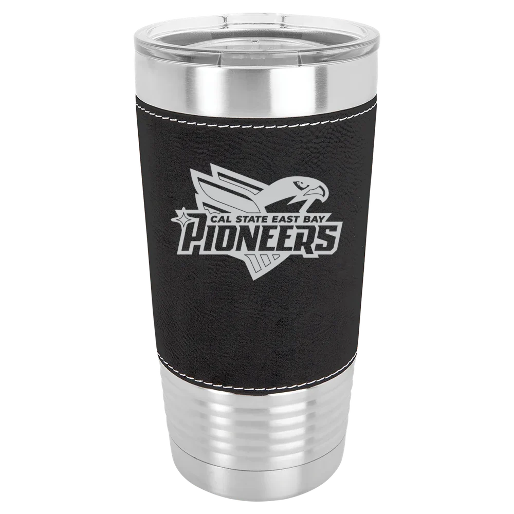 California State University, East Bay Polar Camel 20 oz. Leatherette Grip Tumbler with Standard Lid