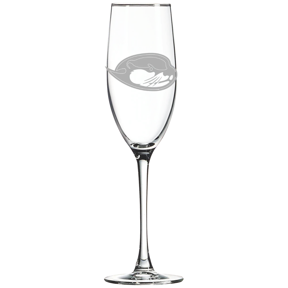 California State University, Monterey Bay Polar Camel 8 oz. Champagne Flute