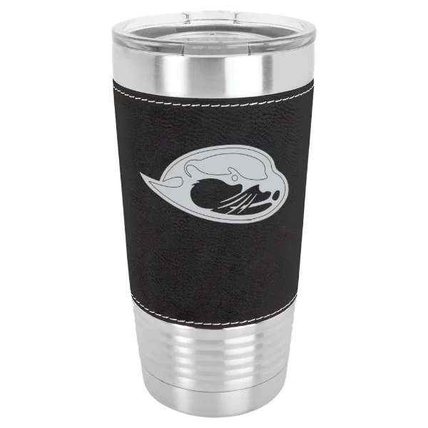 California State University, Monterey Bay Polar Camel 20 oz. Leatherette Grip Tumbler with Standard Lid