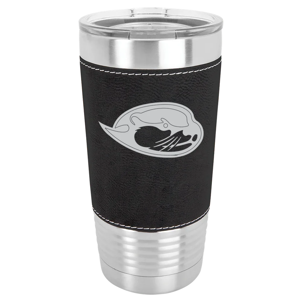 California State University, Monterey Bay Polar Camel 20 oz. Leatherette Grip Tumbler with Standard Lid