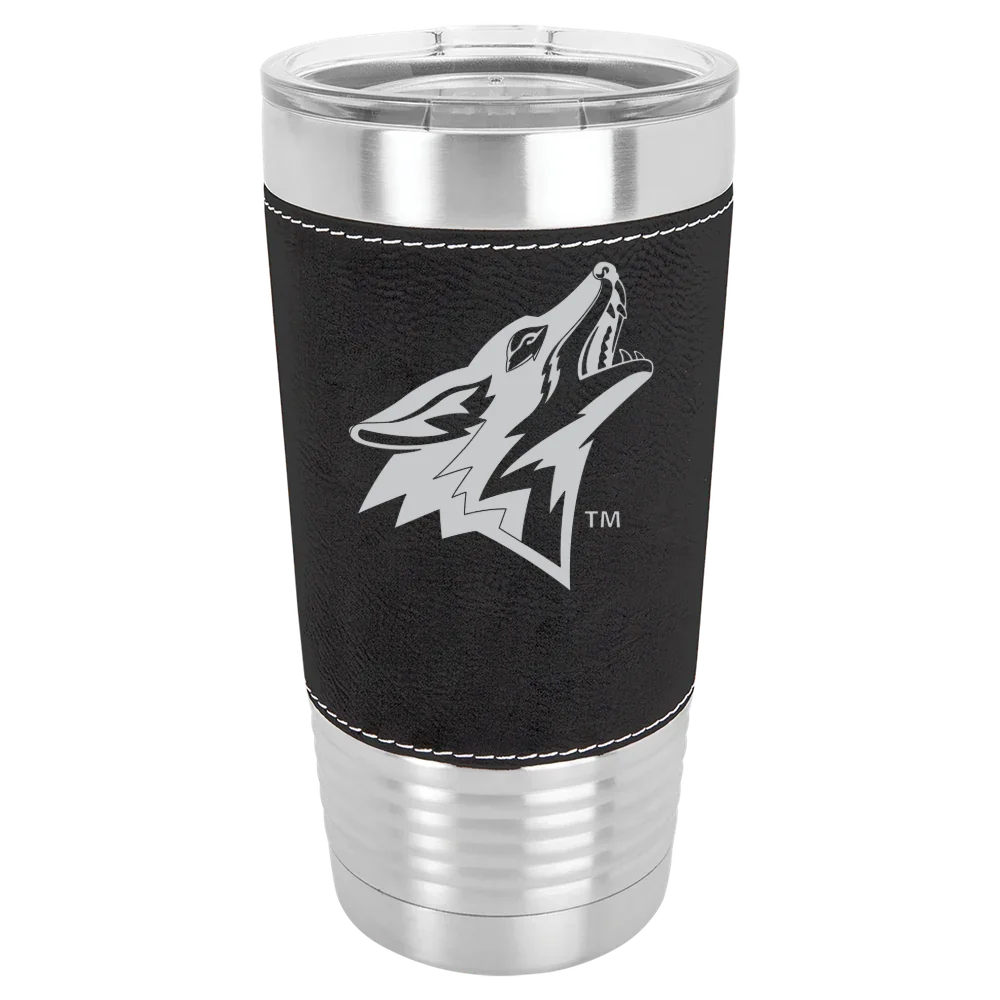California State University, San Bernardino Polar Camel 20 oz. Leatherette Grip Tumbler with Standard Lid