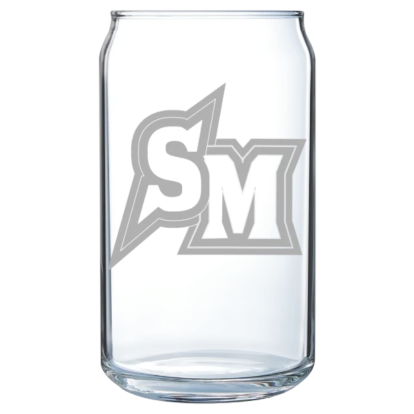 California State University, San Marcos Polar Camel 16 oz. Can Glass