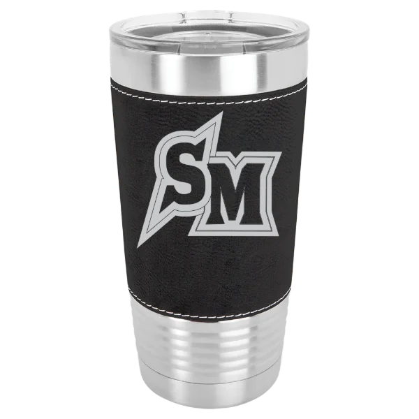California State University, San Marcos Polar Camel 20 oz. Leatherette Grip Tumbler with Standard Lid