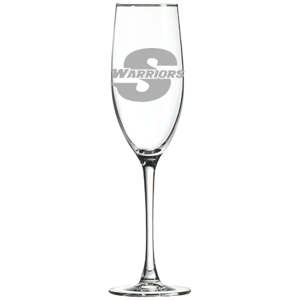California State University, Stanislaus Polar Camel 8 oz. Champagne Flute