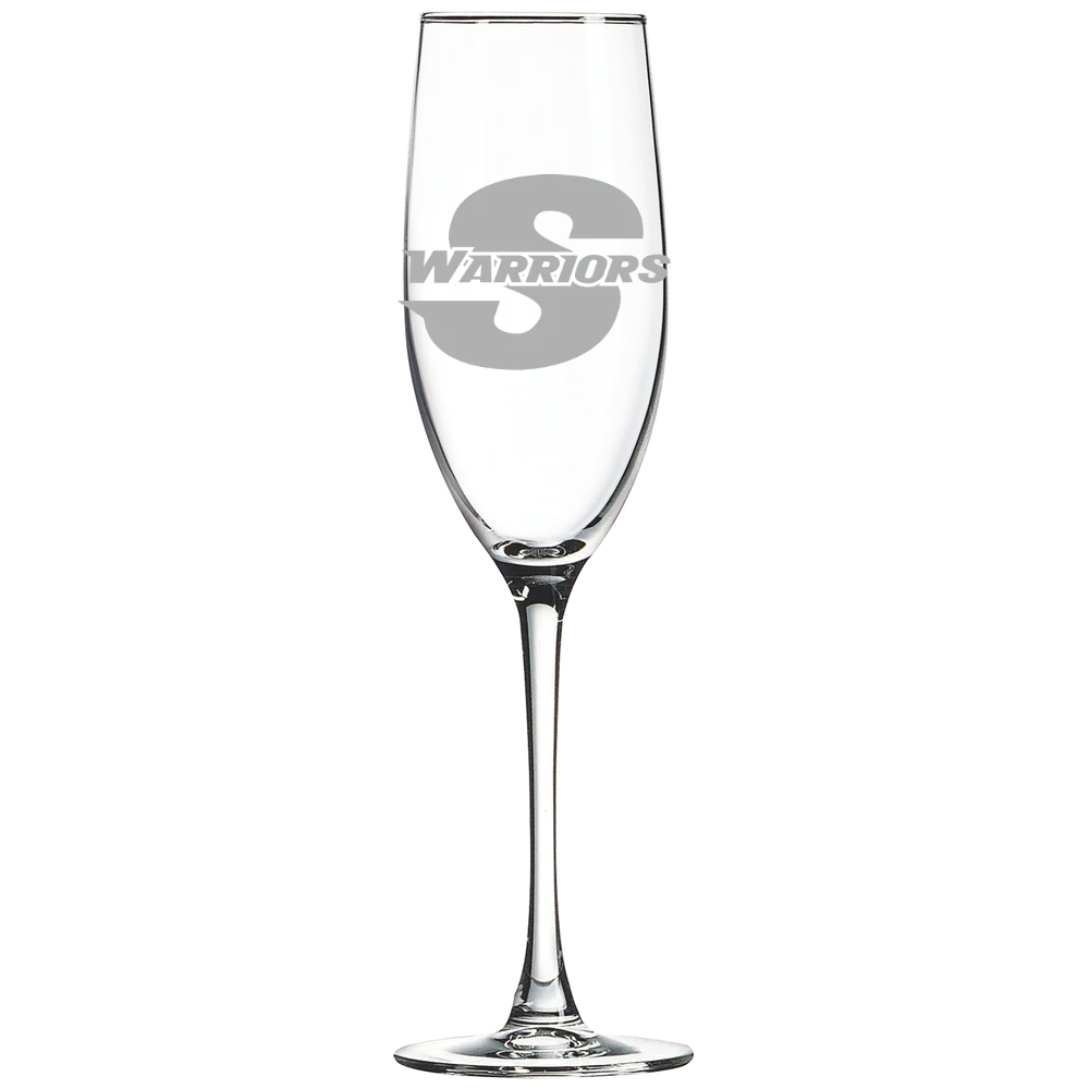 California State University, Stanislaus Polar Camel 8 oz. Champagne Flute