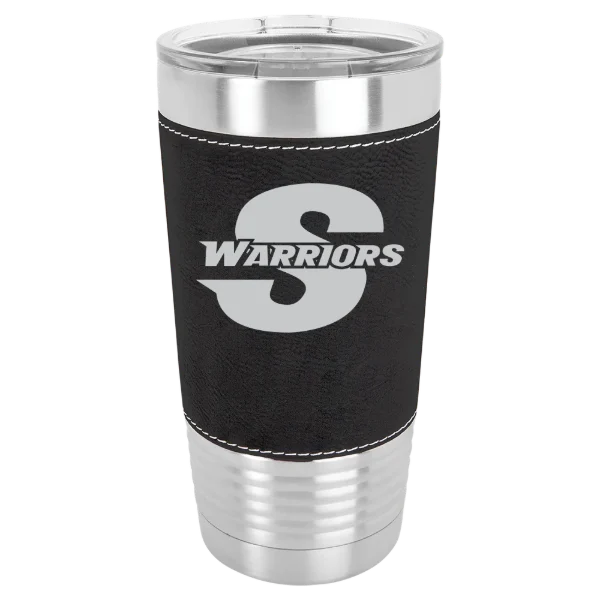 California State University, Stanislaus Polar Camel 20 oz. Leatherette Grip Tumbler with Standard Lid