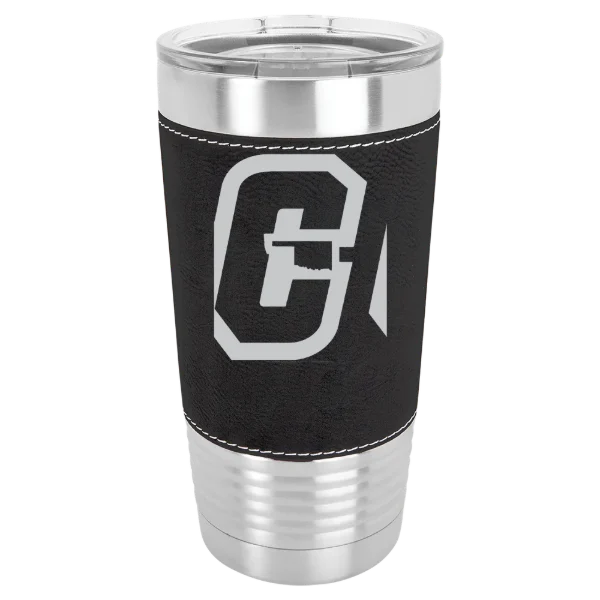 Cameron University Polar Camel 20 oz. Leatherette Grip Tumbler with Standard Lid