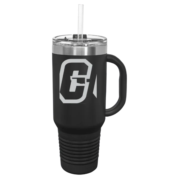 Cameron University Polar Camel 40 oz. Travel Mug with Snap Lid & Straw