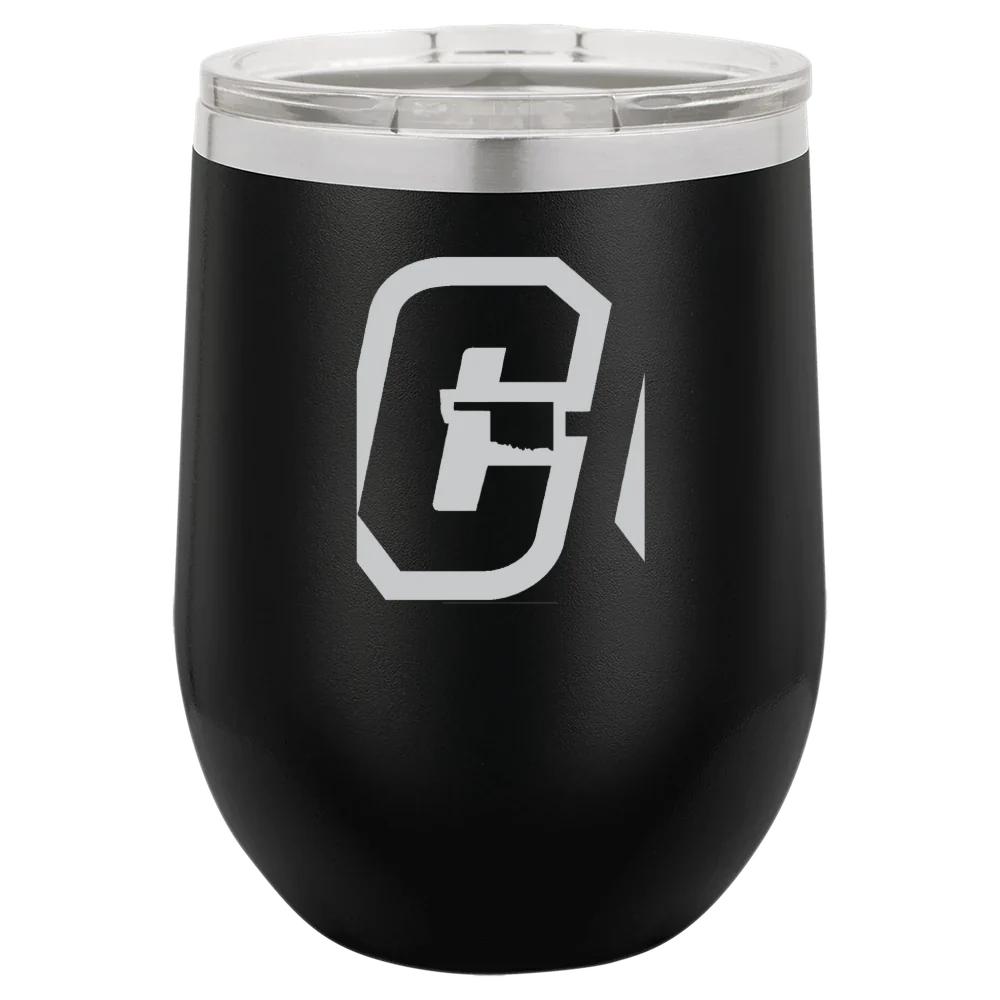 Cameron University Polar Camel 12 oz. Stemless Wine Tumbler