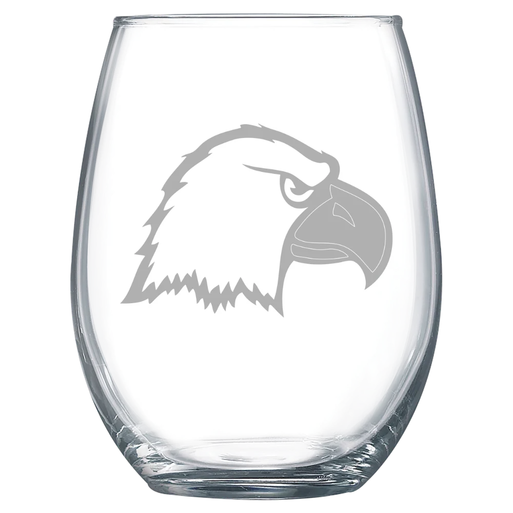 Carson-Newman University Polar Camel 15 oz. Stemless Wine Glass