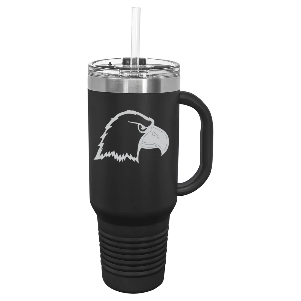 Carson-Newman University Polar Camel 40 oz. Travel Mug with Snap Lid & Straw