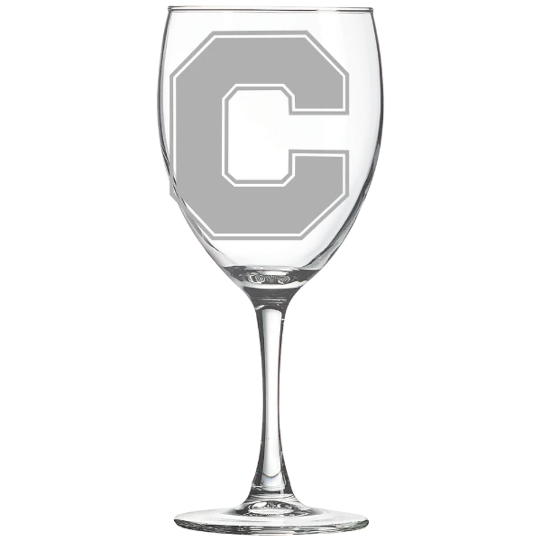 Catawba College Polar Camel 10 1/2 oz. Wine Glass