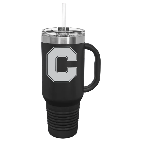 Catawba College Polar Camel 40 oz. Travel Mug with Snap Lid & Straw