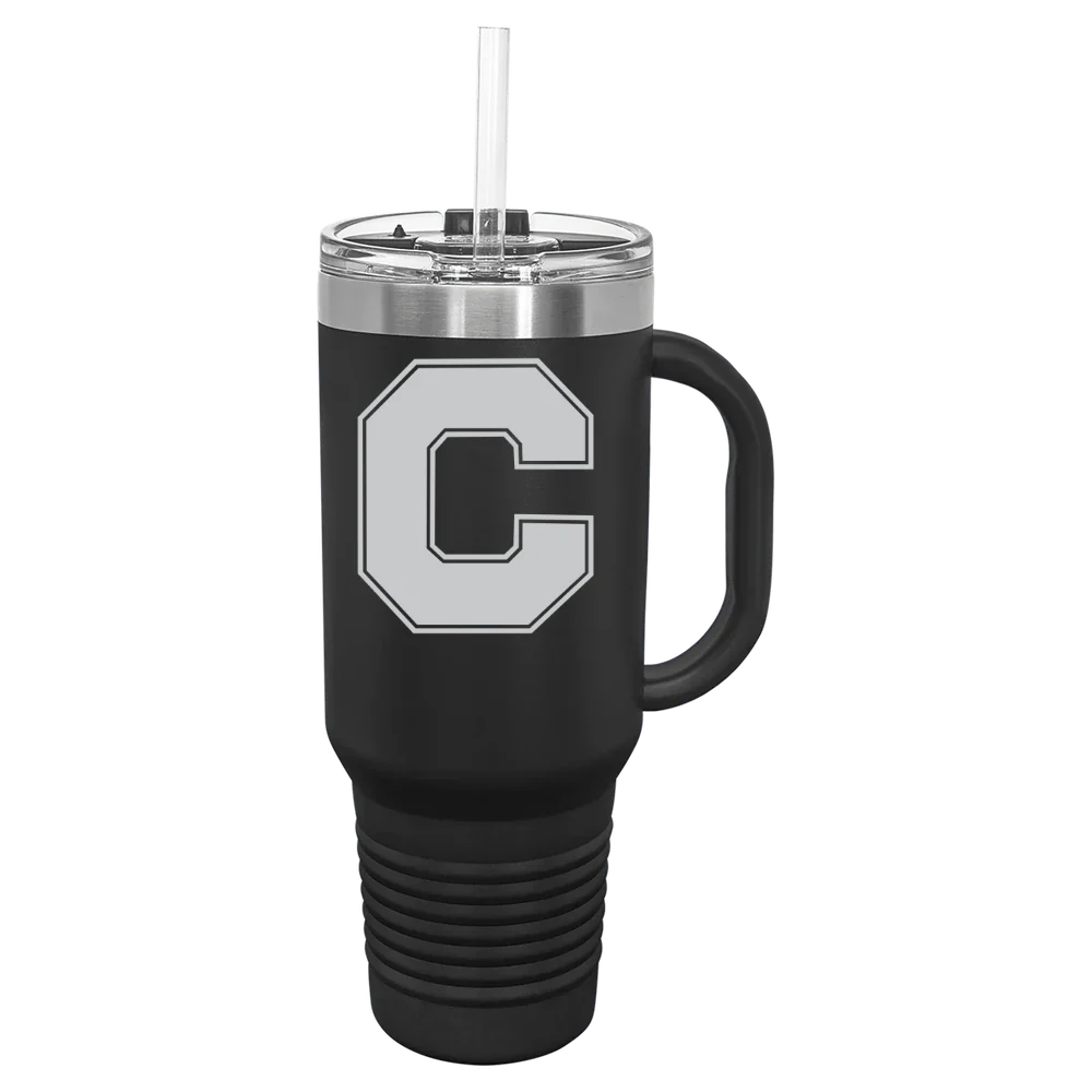 Catawba College Polar Camel 40 oz. Travel Mug with Snap Lid & Straw