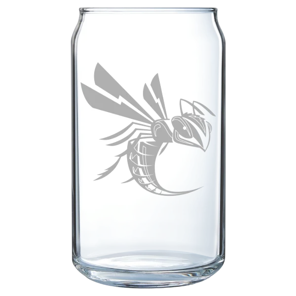 Cedarville University Polar Camel 16 oz. Can Glass