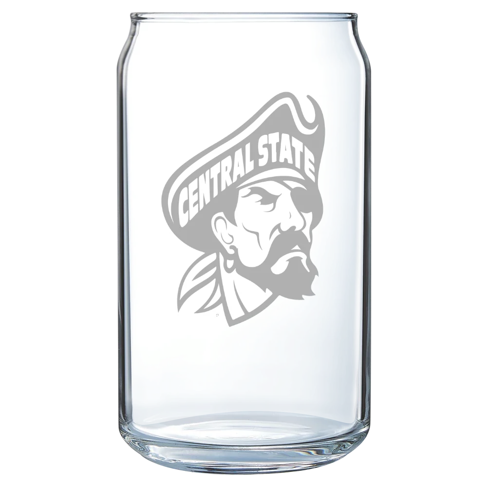 Central State University Polar Camel 16 oz. Can Glass