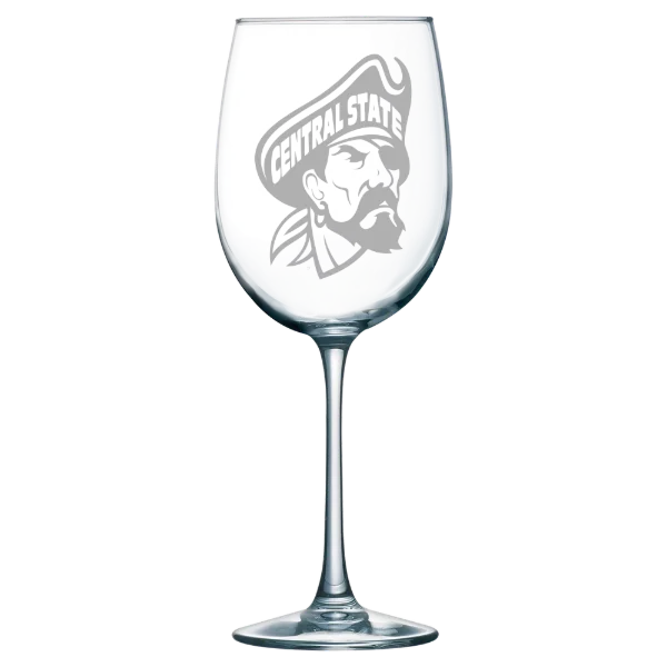 Central State University Polar Camel 19 oz. Wine Glass