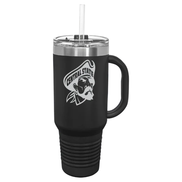Central State University Polar Camel 40 oz. Travel Mug with Snap Lid & Straw