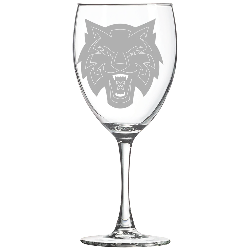 Central Washington University Polar Camel 10 1/2 oz. Wine Glass