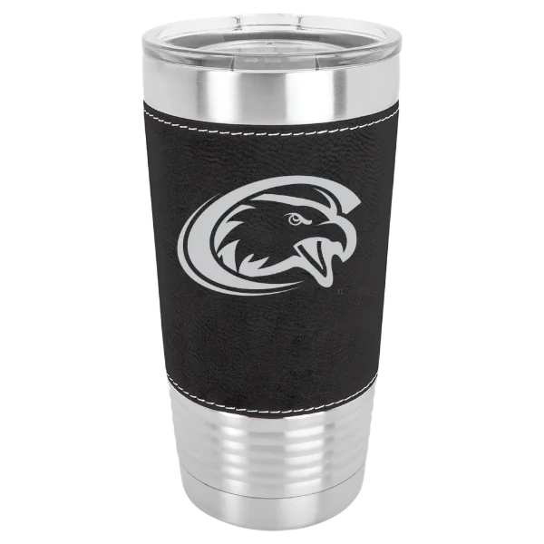 Chadron State College Polar Camel 20 oz. Leatherette Grip Tumbler with Standard Lid