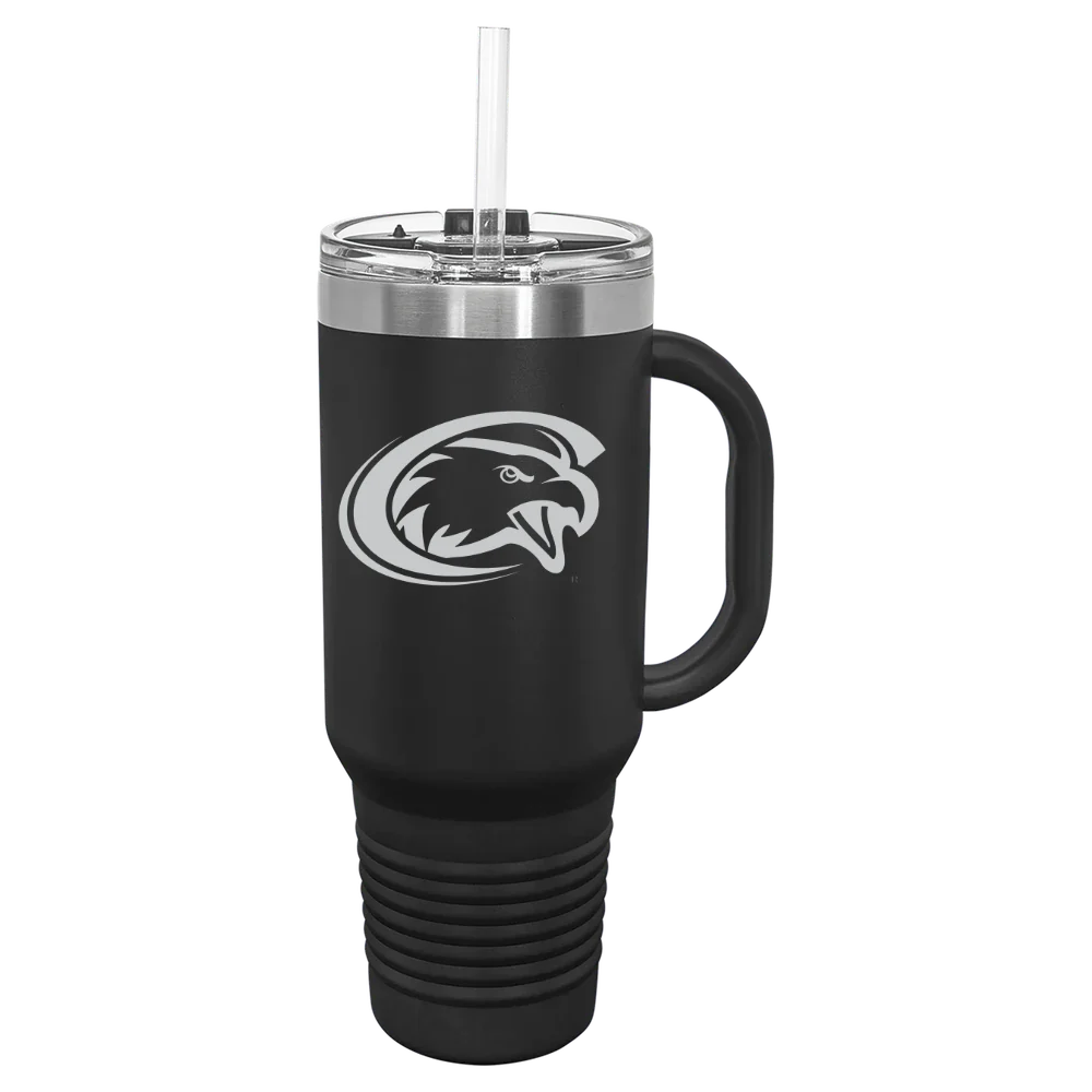 Chadron State College Polar Camel 40 oz. Travel Mug with Snap Lid & Straw