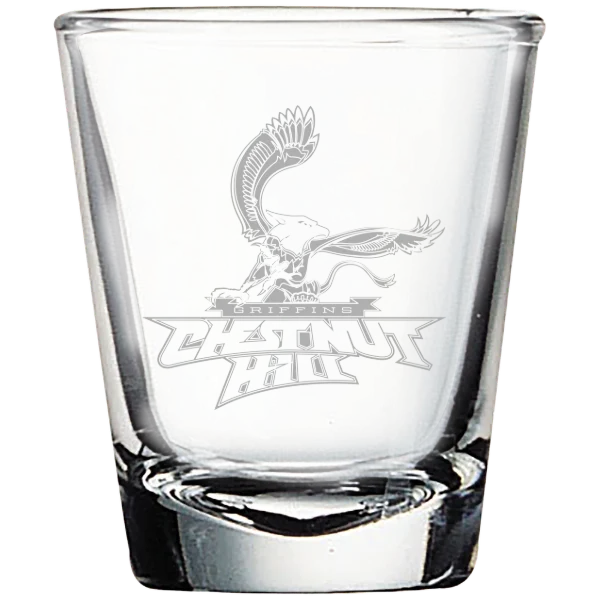 Chestnut Hill College Polar Camel 1.7 oz. Shot Glass