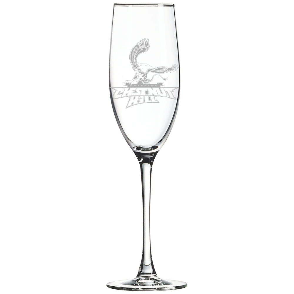 Chestnut Hill College Polar Camel 8 oz. Champagne Flute