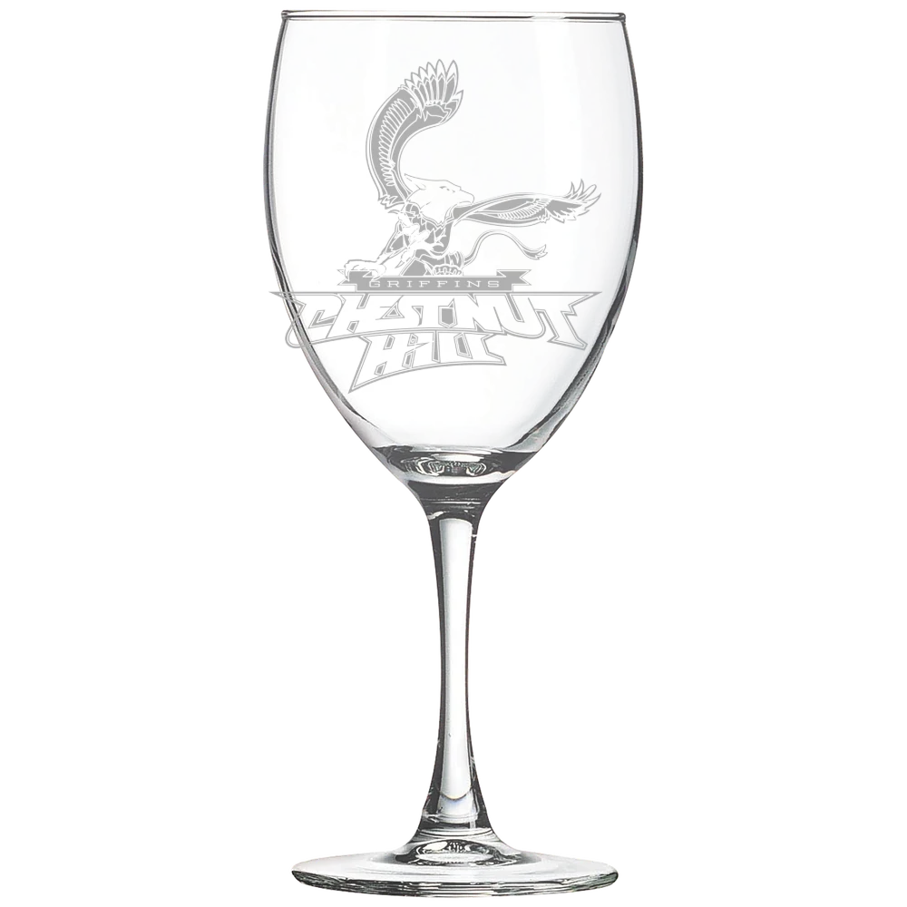Chestnut Hill College Polar Camel 10 1/2 oz. Wine Glass