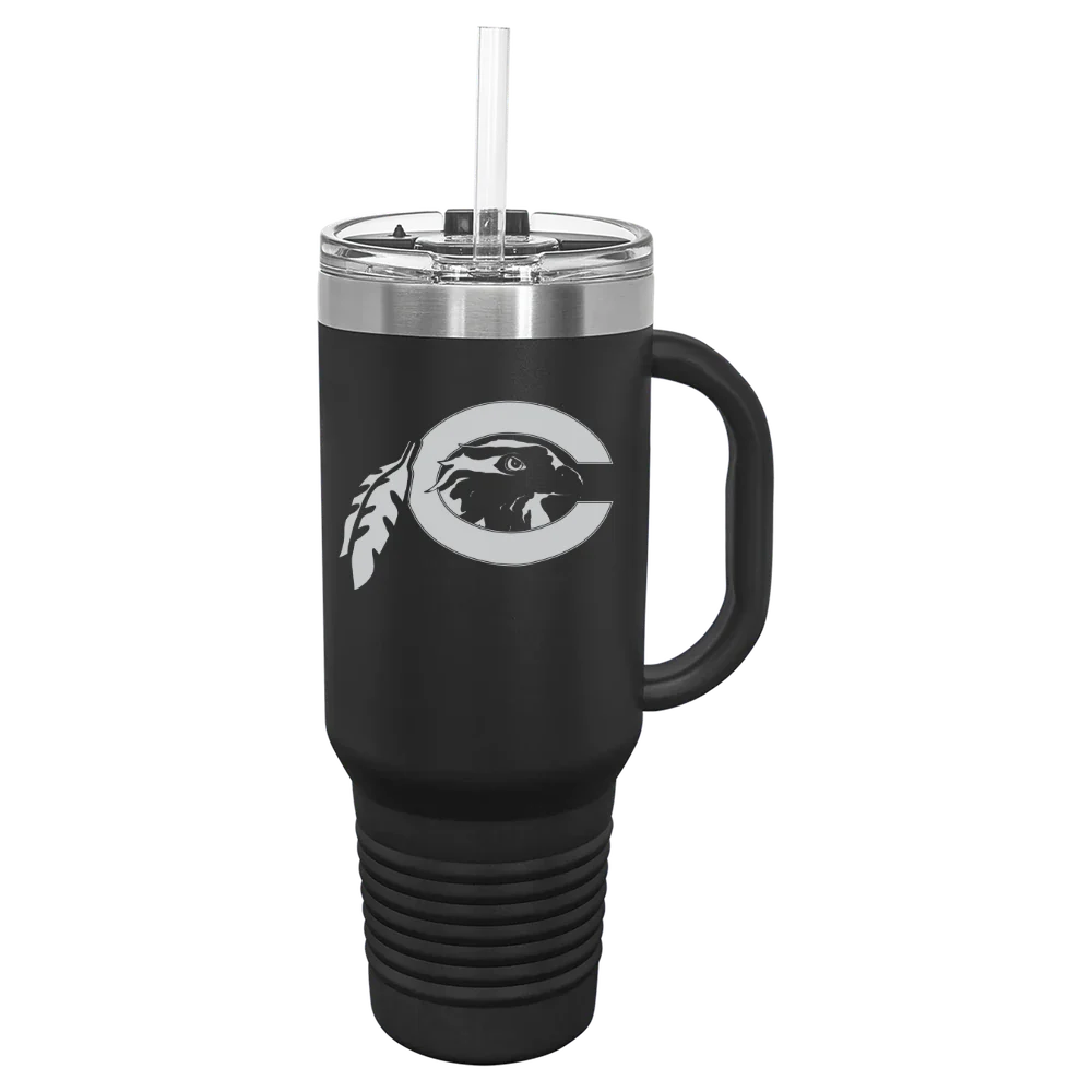 Chowan University Polar Camel 40 oz. Travel Mug with Snap Lid & Straw
