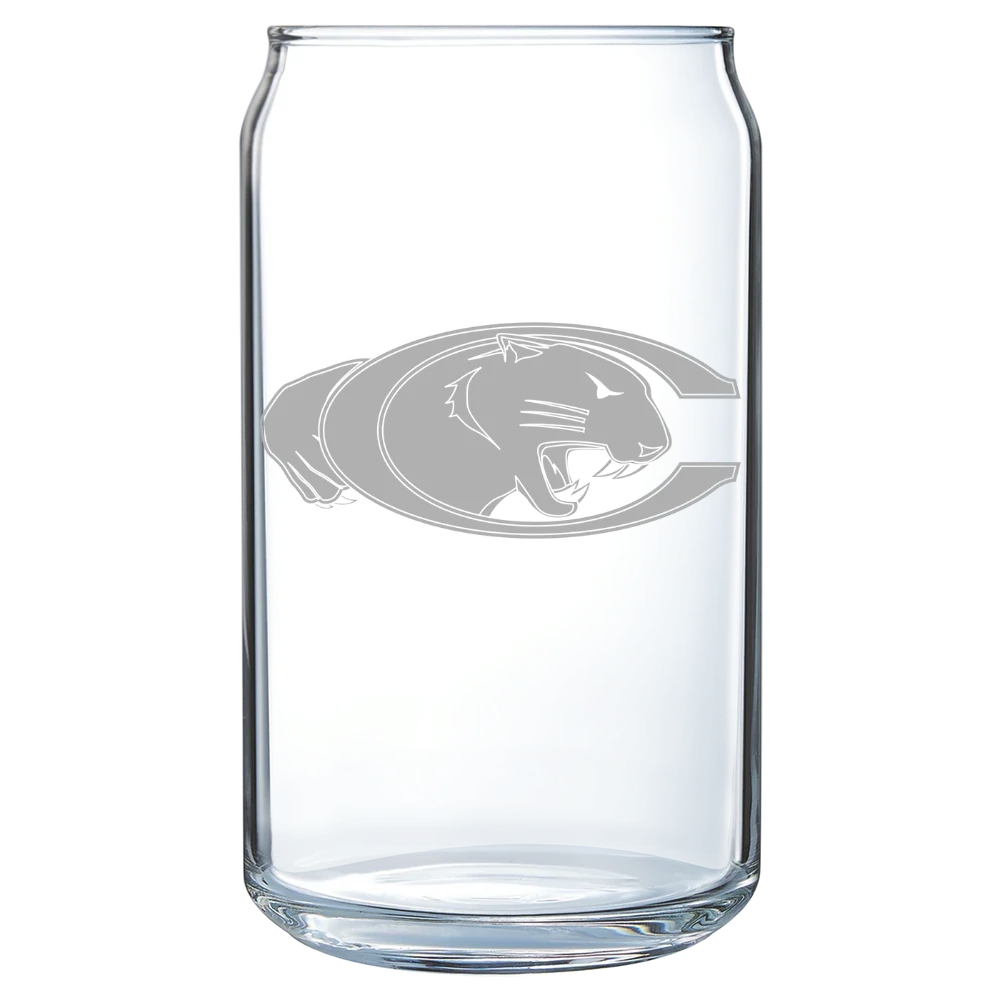 Claflin University Polar Camel 16 oz. Can Glass