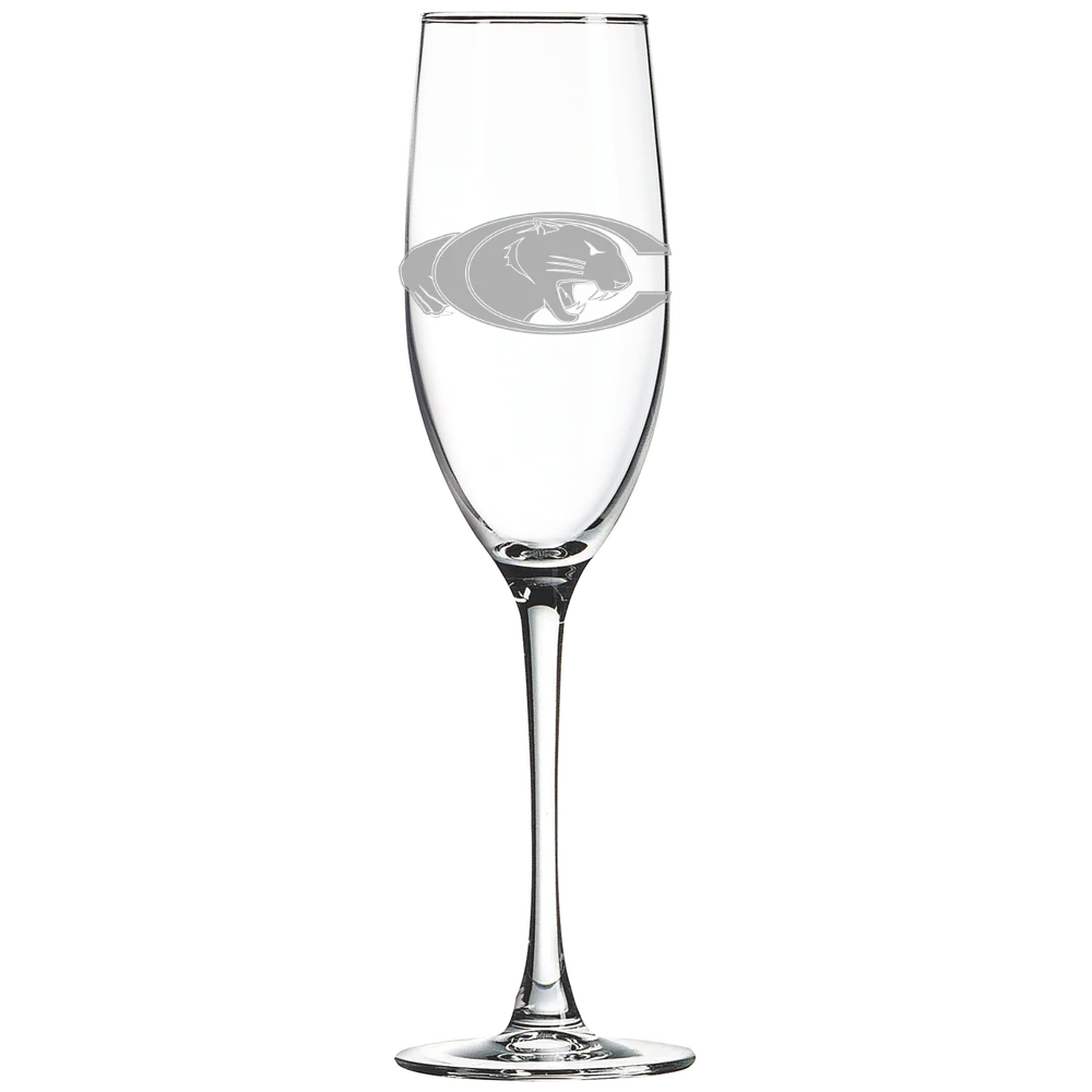 Claflin University Polar Camel 8 oz. Champagne Flute